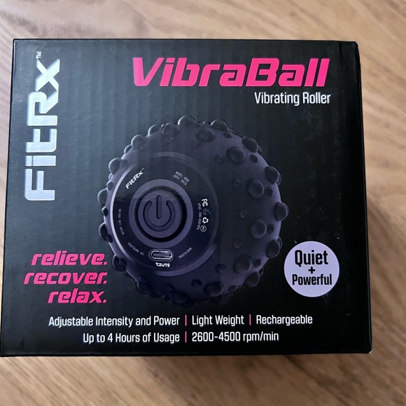 NEW In Box TZUMI FitRx VibraBall Vibrating Roller - Black NEW - Picture 1 of 11